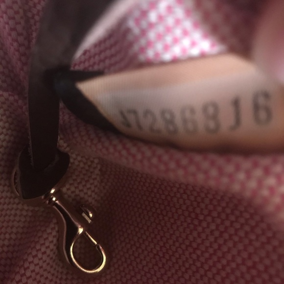 🎉SALE Rare Vintage Dooney & Bourke Brown/Beige Satchel w/ DB Medallion EUC - Picture 12 of 13